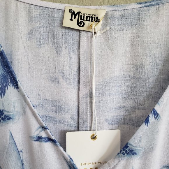 SMYM Layne Kimono Sail Away Swim Cover Up S/M - Picture 4 of 6